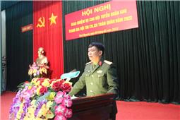 Giao nhiệm vụ cho đoàn tuyển thủ Quân khu tham gia Hội thi cứu hộ, cứu nạn toàn quân